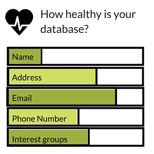 Diagram about stakeholder details in healthy databases
