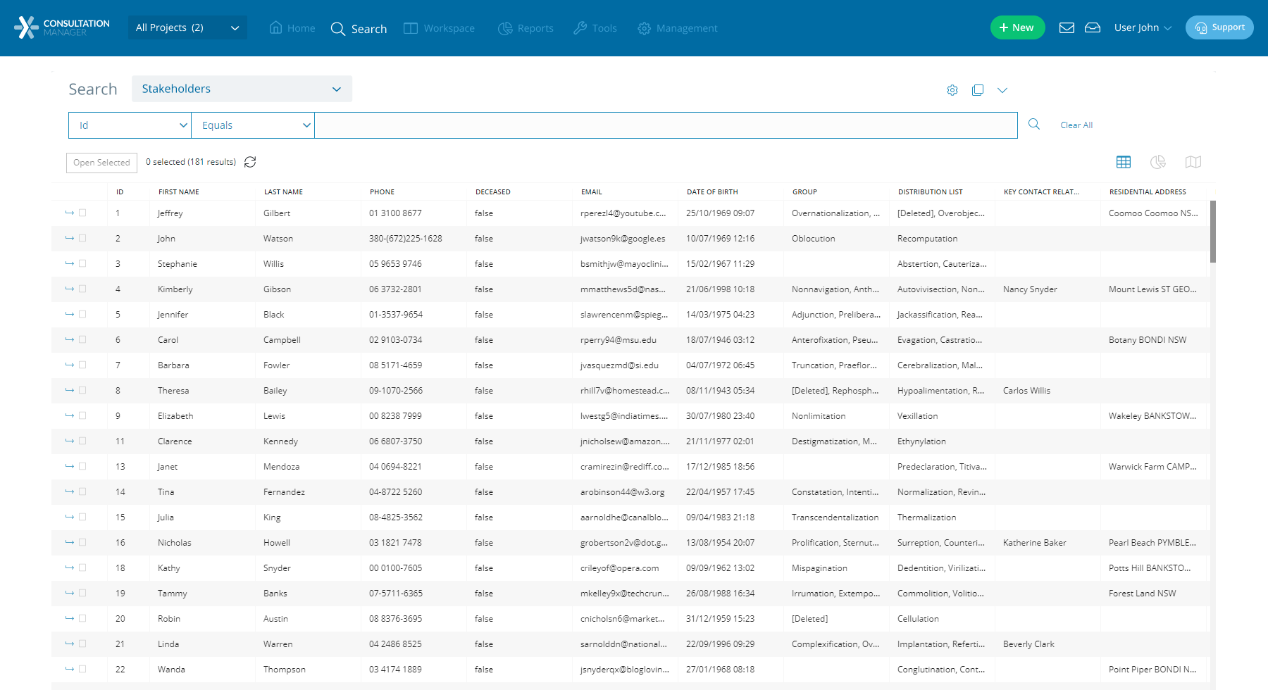 Recording Data - Consultation Manager | Community consultation and ...